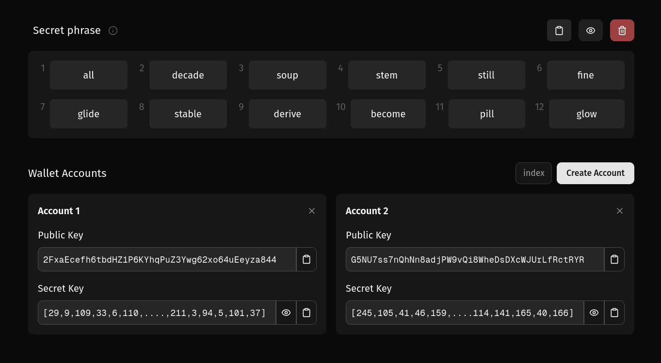 Solana Wallet Generator